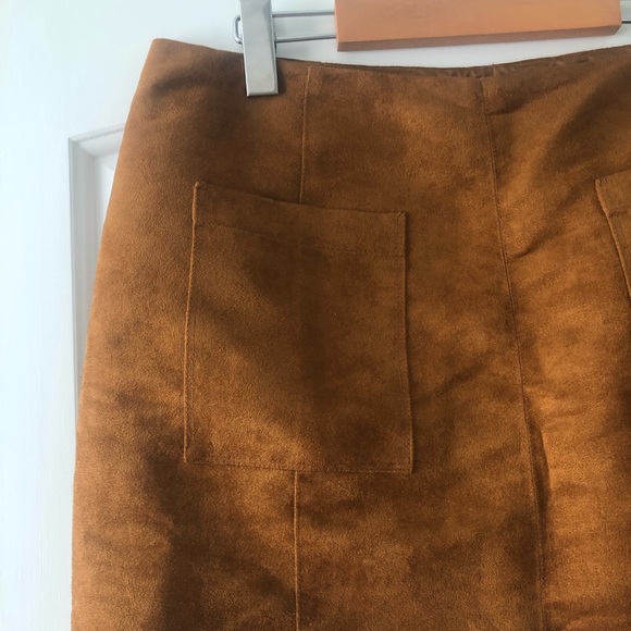 Suede Mini Skirt - Picture 8 of 11